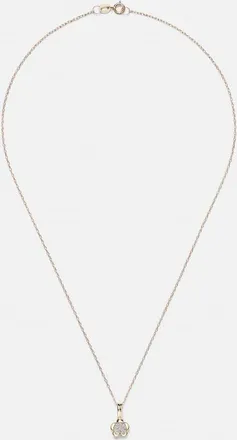 Stone and Strand Gargantilla Crosby de oro de 10 ct con diamantes