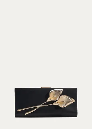 Carolina Herrera Pats Sculptural Calla Lily Clutch Bag