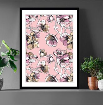 Queence Bild »Mona« Blumenbilder Kunst Pflanzen Pflanzenbilder