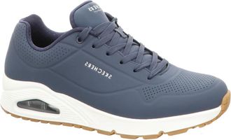 Skechers Blauwe Moderne Sneaker voor Mannen - Heren - Sneakers - Blauw - 44 EU - Schoenen
