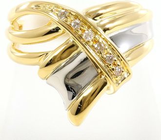 C&A Platinum Yellow Gold Yellow Gold (18K) Platinum 850 Band Ring (Pre-Owned)