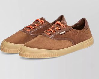 Moncler suede low-top sneakers