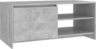 vidaXL Mesa De Centro Madera De Ingenier&iacute;a Gris Hormig&oacute;n 102x50x45 Cm Vidaxl