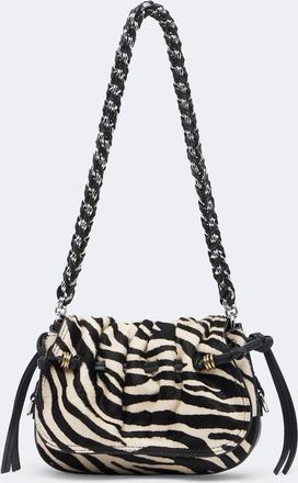 Isabel Marant Bolton XS calf hair and leather shoulder bag