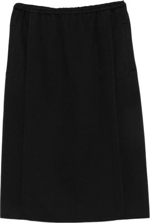 Carven Elasticated-waist Midi Skirt