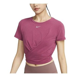 Nike (WMNS) Nike Dri-FIT One Luxe Crop T-shirt Purple DD4922-653
