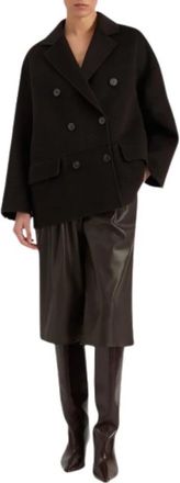 Alpha Industries Alpha Coat - Dames - Mantel - Bruin - L - Wol - Jassen