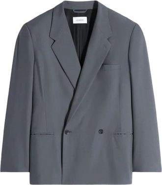 Christophe Lemaire Blazers, male, Gray, Size: M DB Tailored Jacket
