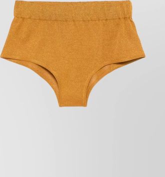 Federica Tosi flexage high cut glitter lurex shorts