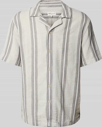 Tom Tailor Denim Relaxed Fit Freizeithemd aus reiner Baumwolle in Graphit, Größe XXL