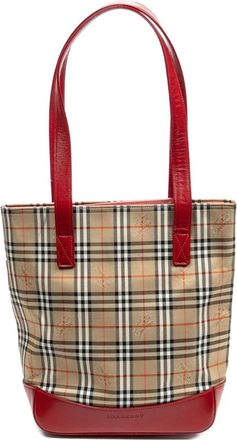 Burberry Borsa tote a quadri - Toni neutri