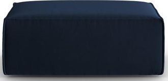 BLOOMINGLOFT Design Sitzpouf Mackay 100 x 69 cm, Samtbezug