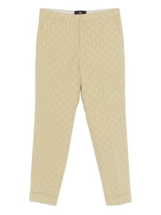 Etro patterned trousers - Beige