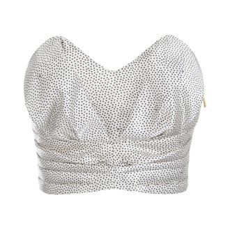Elisabetta Franchi Tops, Dames, Beige, 2Xl, Gazar Top