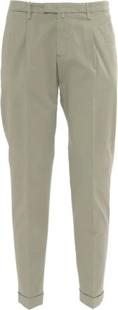 BRIGLIA 1949 Pantaloni con orli a pieghe - Verde