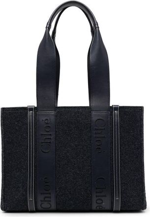 Chlo&eacute; Pre-owned Chloe Medium Felt Woody Tote Ladies NCR6VARAI140VVF8