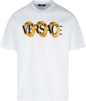 Versace White Cotton T-shirt