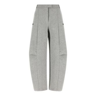Rotate ROTATE Birger Christensen, Wide Trousers, female, Gray, Size: XS Scuba Cargo Pants