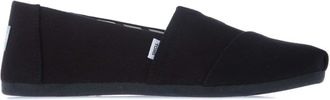 Toms Womens Toms Recycled Cotton Alpargata Espadrille Pumps in Black