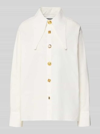 Essentiel Oversized Hemdbluse aus reiner Baumwolle Modell JOMATO in Weiss, Gr&ouml;&szlig;e 40