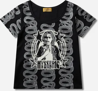 Hysteric Glamour Women s Banana Girl Baby T-Shirt Black