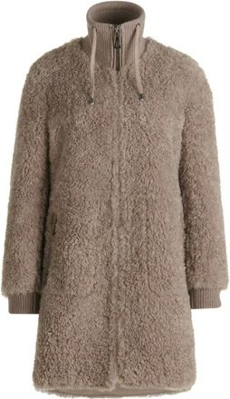Gil Bret Teddy Coat - Dames - Mantels - Bruin - Maat: S Poliester