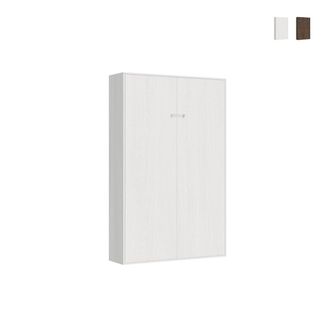 Itamoby Cama 140 Kentaro Abatible Vertical Fresno Blanco