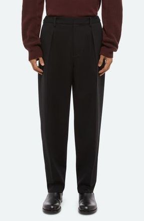 Helmut Lang Zoot Pleat Front Modern Pants in Black at Nordstrom Rack, Size 31