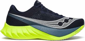 Saucony Mens Endorphin Pro 4 Sneakers In Navy Citron