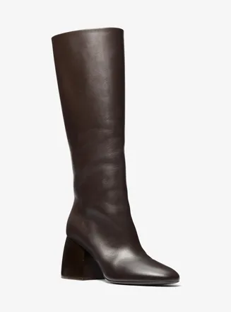 Michael Kors Kaitlin Leather Riding Boot