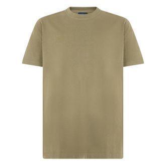 Paul & Shark Cotton T-shirt - male - Paul & Shark - T-Shirts - Green - 3XL - Tops