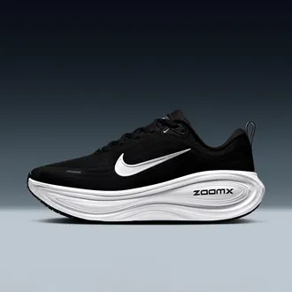 Nike Womens Vomero Plus Road Running Shoes (Extra Wide) in Black | IH3252-001