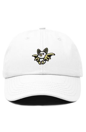 Dalix Honduran Bat Embroidered Dad Hat in White at Nordstrom