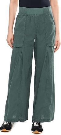Xcvi Charli Wide Leg Womens Clothing Hawthorn Leaf : LG (Womens 12-14), Cotton/Linen