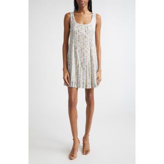 Missoni Sequin Space Dye Sweater Dress in Light Bs Orange Green Tns at Nordstrom, Size 6 Us