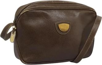 Gucci Pre-owned Leather gucci-bags - Dames - Vintage Schoudertas - Bruin - ONE Size - Leer - Vintage
