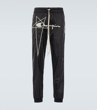 Rick Owens x Champion nylon sweatpants