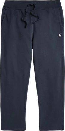 Polo Ralph Lauren Loopback Track Broek met Trekkoord - Heren - Straight fit broeken - Blauw - L - Katoen - Broeken