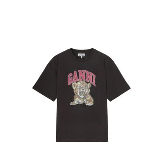 Ganni T-shirt With Tiger