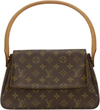 Louis Vuitton Pre-owned Handbags, female, Brown, Size: ONE SIZE Pre-owned Canvas Handbag