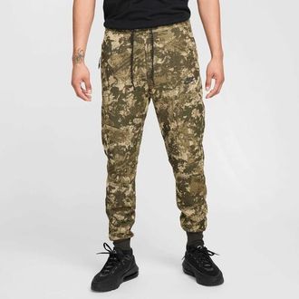 Nike Mens Tech Fleece Joggers Gel - Black/Neutral Olive Size XXL