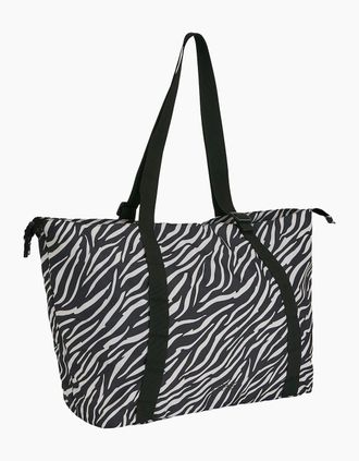 Regatta Womens Regatta Boulder Zebra Print Tote Bag - Black/Multi - Size: ONE size