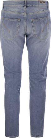 Dondup Mens Dian - Carrot-fit Jeans - Blue Cotton - Size 36 (Waist)