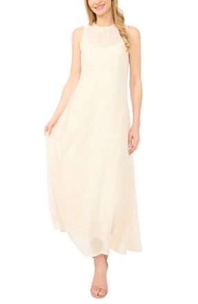 Ted Baker Mimi Mesh Sleeveless Dress in New Ivory at Nordstrom, Size X-Large