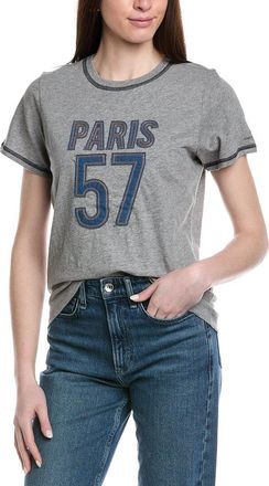 Cinq &agrave; Sept Cinq &Agrave; Sept Trapunto Denim Heather T-Shirt