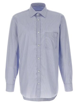 Maison Margiela Light Blue Striped Shirt