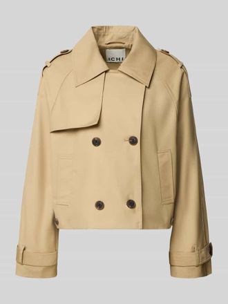 Ichi Regular Fit Jacke mit Viskose-Anteil Modell EPARZA in Beige, Gr&ouml;&szlig;e 34