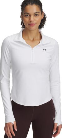 Under Armour Trainingsshirt UNDER ARMOUR MOTION 1/2 ZIP EMEA, Damen, Gr. XXL, wei&szlig;,, schwarz, Obermaterial: 80% Polyester, 20% Elasthan, Shirts Trainingsshirt, f&uuml;r