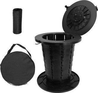 OEM Inodoro Port&aacute;til Plegable Para Camping, Altura Ajustable, Inodoro Para Camping En Barcos, Excursiones En Coche, Playa