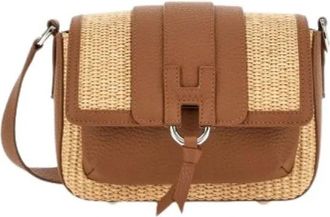 Hogan Trend Flap Bag - Dames - Schoudertassen - Bruin - ONE Size - Leer - Tassen